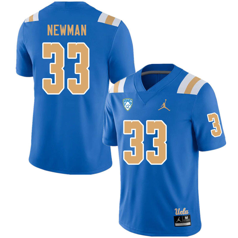 Jordan Brand Men-Youth #33 Jake Newman UCLA Bruins College Football Jerseys Sale-Blue